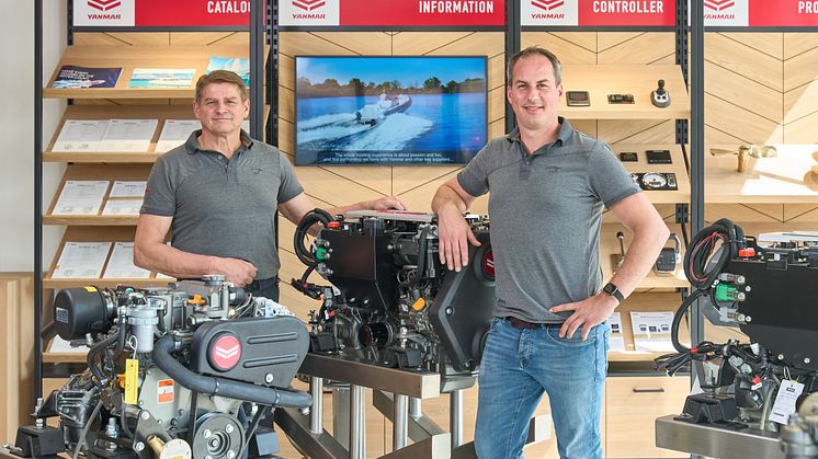 YANMAR - From left - Ron Walta and Lars Walta, Directors and co-owners, Abma's Jachtwerf
