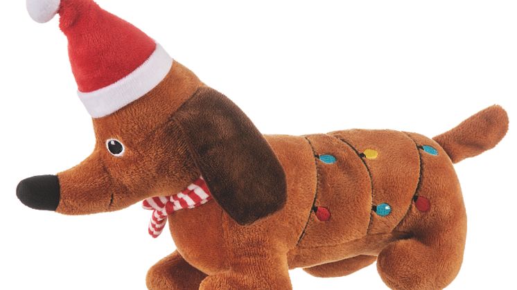Little&Bigger Holiday Parade Dog Toy Dacshound L