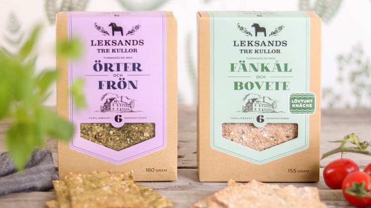 Lyxigt & restauranglikt när Leksands Knäckebröd lanserar två nyheter 