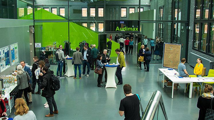 Bei der Fachtagung „Erfolgsfaktor(en im) Selbststudium 2.0“ im Februar 2020 in Wildau waren 30 Hochschulen aus ganz Deutschland vertreten (Foto: Roger Faulhaber)