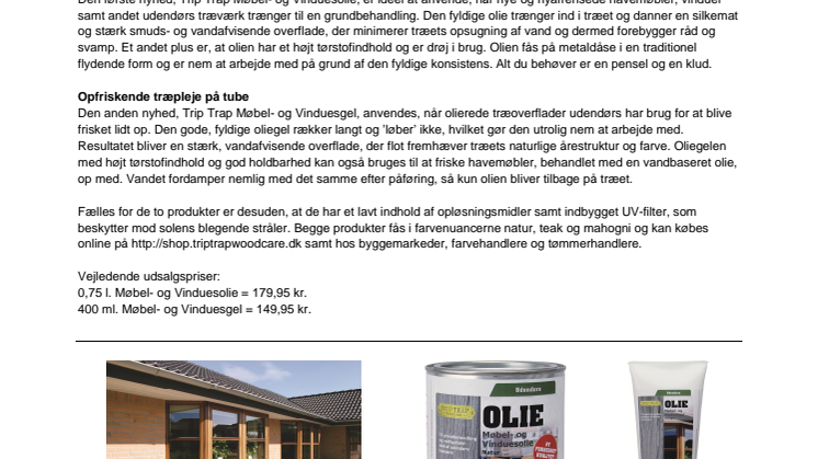 Nye havemøbler og vinduer til næsten ingen penge