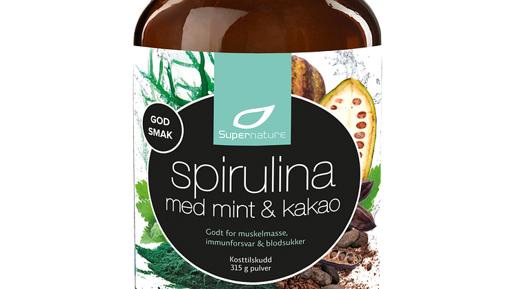 Nyhet! Spirulina Mint & Kakao