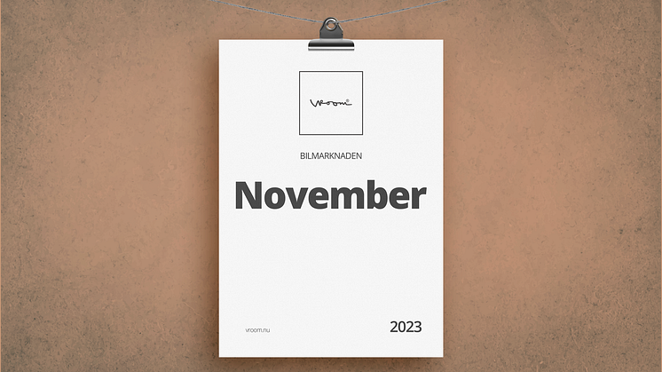 Bilmarknaden november 2023