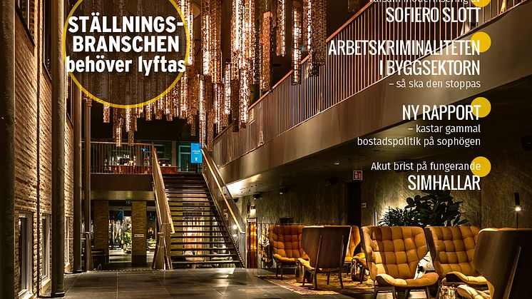 Aktuellt nummer av Svensk Byggtidning.
