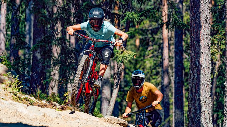 En maxad cykelsommar väntar besökaren i Järvsö. Foto: Emrik Jansson.