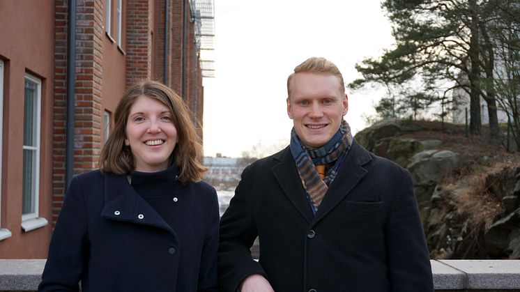 Jessica och Erik läser sista terminen på KTH och har valt att skriva sitt examensarbete hos Norrenergi.