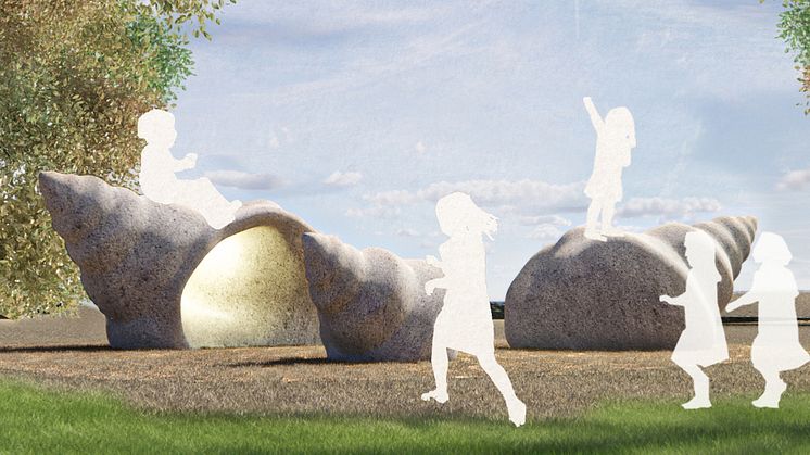 Form och fantasi är temat för utflyktslekplatsen som ska byggas i Jubileumsparken.