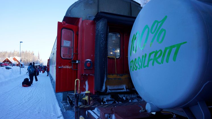 Fossilfri resa till fjällen