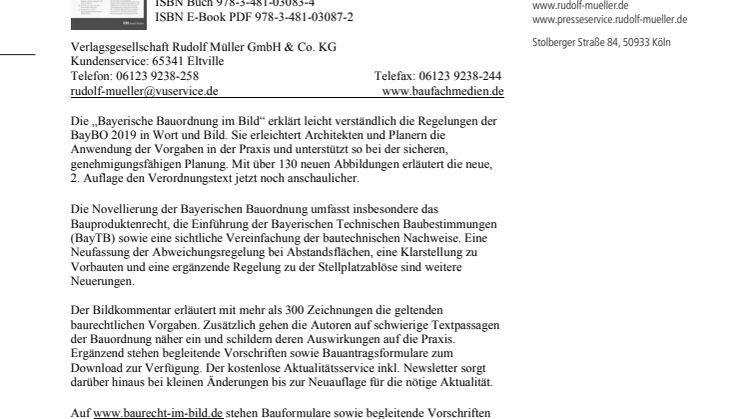 Bayerische Bauordnung im Bild