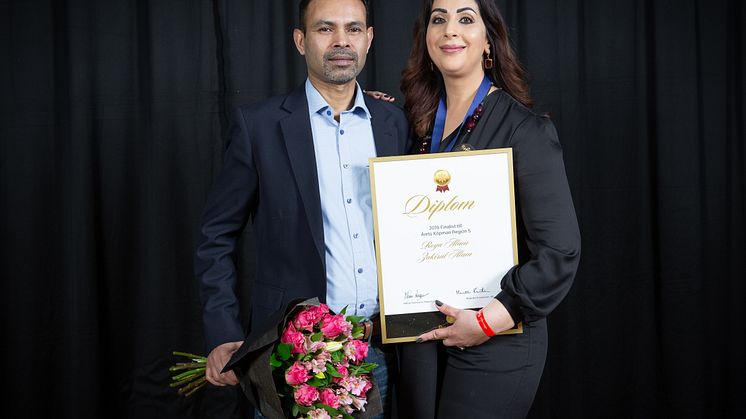 Roya och Zakirul Alam är utsedda till Sveriges bästa Pressbyrån-handlare 2019