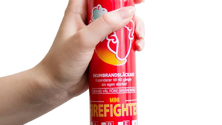 Släck eldsvådan med portabel brandsläckarspray