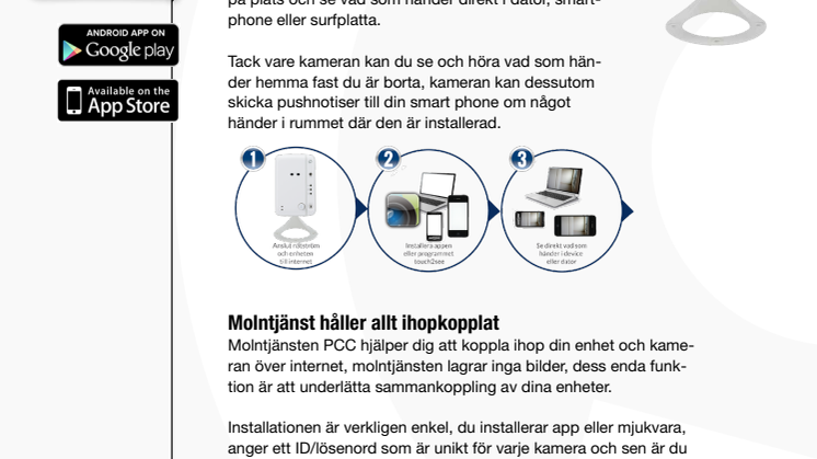 Planex CS-W06N nätverkskamera med wifi