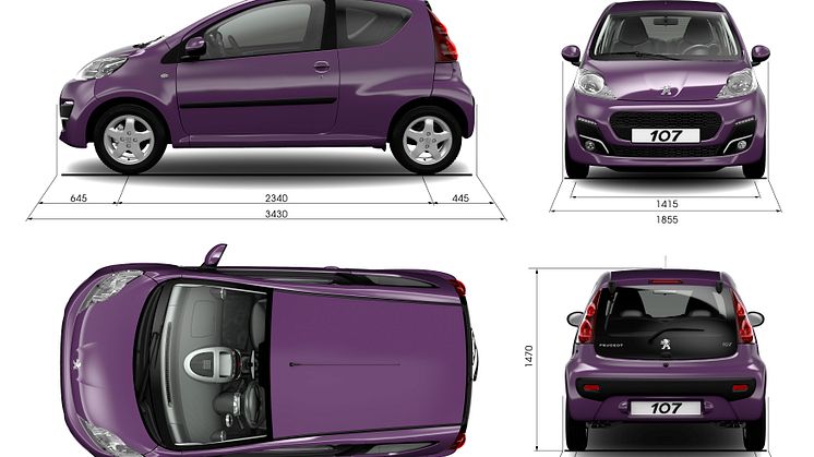 Nya Peugeot 107