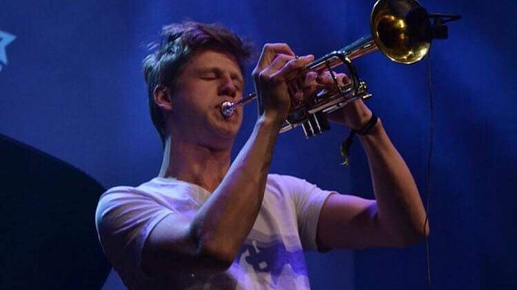 Markus Dyrud (trompet) fra Kapp er en av deltagerne som stiller både som solist og ensemble i helgas mesterskap (foto: Desireé Berg).