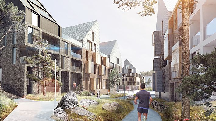 nya Hovås kvartersmiljö
