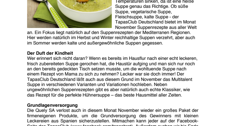 Herbstzeit ist Suppenzeit
