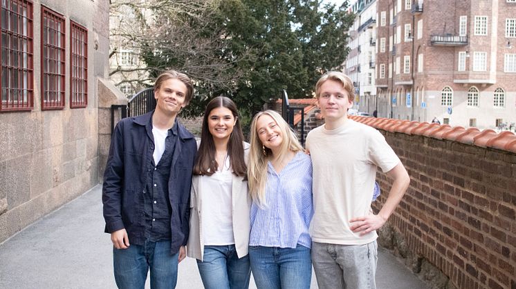 Framtidsnyckelns grundare, fyra ungdomar som tar saken i egna händer och där Fellowmind stöttar för att göra skillnad för Sveriges framtida tech-kompetens