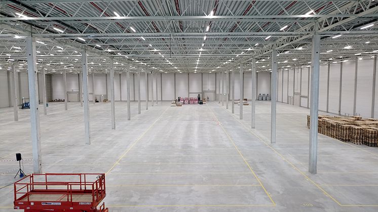 JYSK tijdelijk distributiecentrum Lelystad