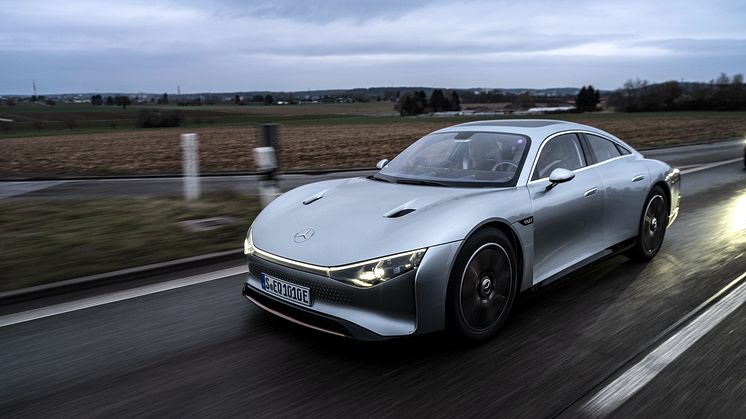 Mercedes-Benz VISION EQXX slog rekord i energieffektivitet