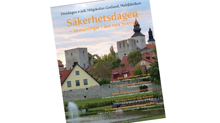 mySafety Försäkringar på Säkerhetsdagen i Almedalen - Så kan näringslivet vara med och bidra till ett tryggare samhälle.