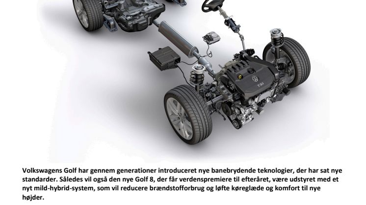 Volkswagen introducerer mild-hybrid-system på Golf 8