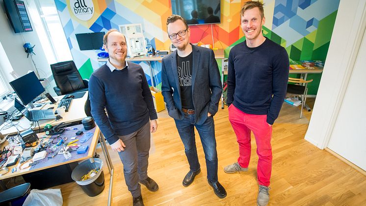Från vänster: Mathias Djärv, Tomas Sareklint, Christian Malmström - All Binary