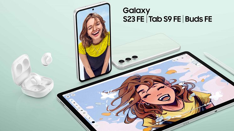 Samsung Galaxy S23 FE, Galaxy Tab S9 FE och Galaxy Buds FE: Enastående funktioner tillgängliga för fler användare