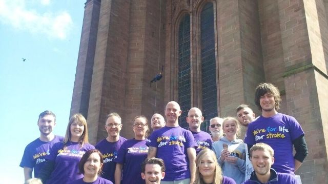 Arighi Bianchi takes fundraising to new heights for the Stroke Association 