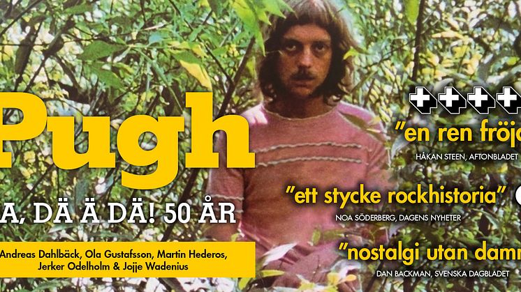 ​PUGH PLUSSAR PÅ – NYTT DATUM! - MOSEBACKETERRASSEN STOCKHOLM 11 JUNI