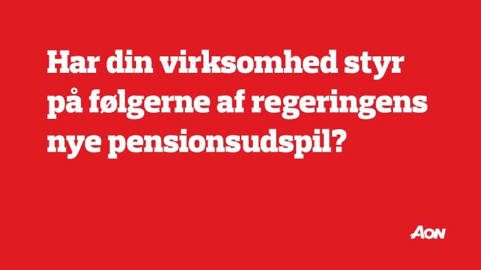 Regeringen vil have folk til at blive længere på arbejdsmarkedet