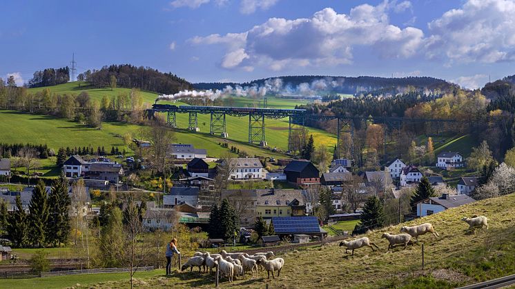 Erzgebirgische Aussichtsbahn EAB (Foto: TVE/Uwe Meinhold)