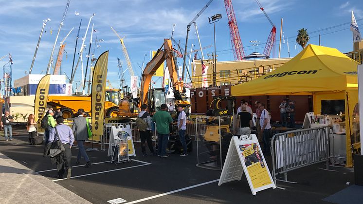 Succes for Engcon på Conexpo i Las Vegas