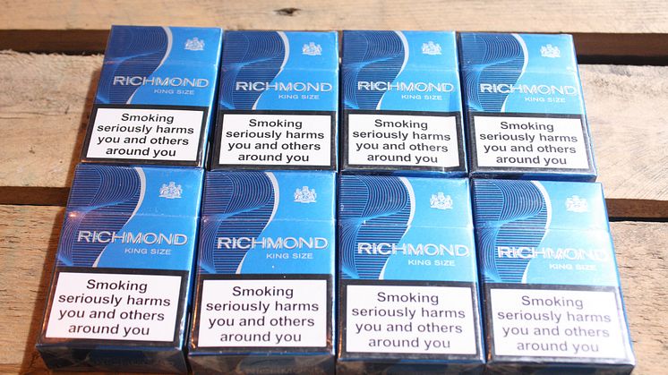 Cigarettes found in Hazel Lumbley's car