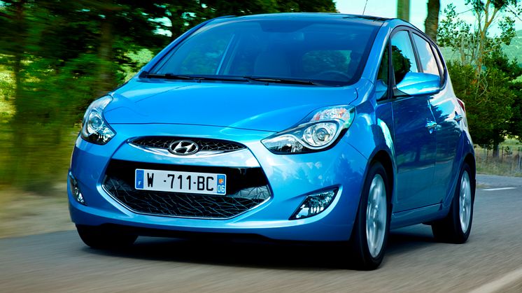 Hyundai ix20 med fem stjerner i Euro NCAP