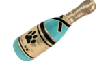 Spielzeug Champagner Flasche blau