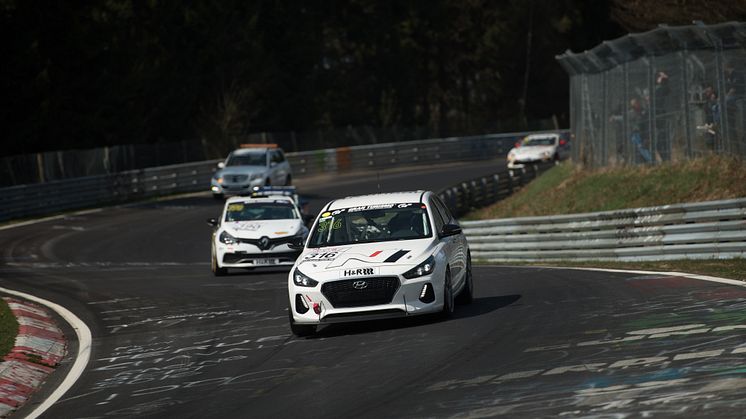 Hyundai i30 N på  Nürburgring