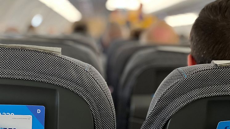 Har du funnet deg til rette på flyet, kan det være for sent_Foto Gjensidige