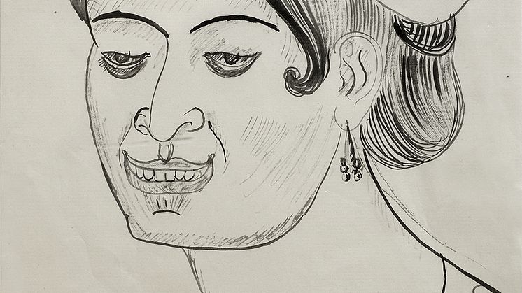 Hilding Linnqvist, Leende kvinna, 1910-tal