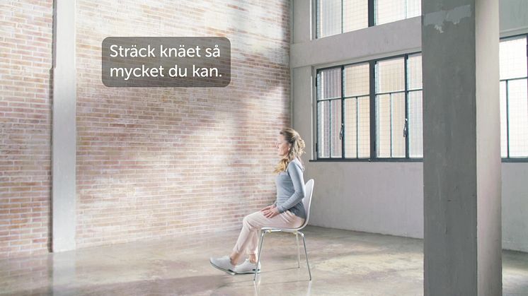 Övning Benspark- mot knäartros