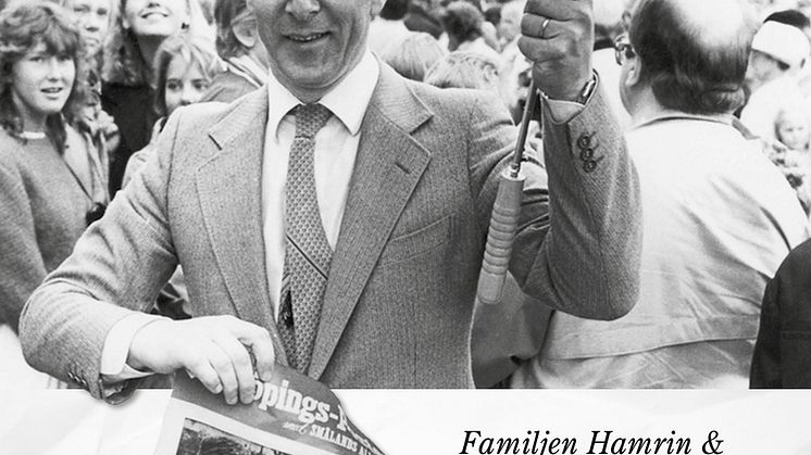 Omslag till boken På Stigs tid - familjen Hamrin & Jönköpings-Posten 1970-2007 av Karl Erik Gustafsson