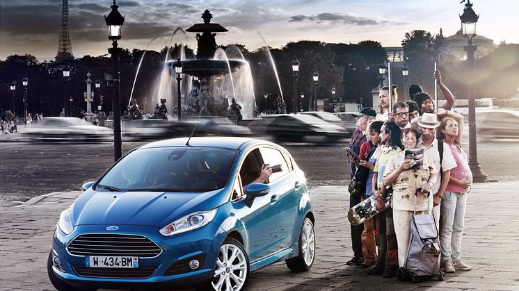 Ford lanserer ny Fiesta med unikt teknologiutstyr