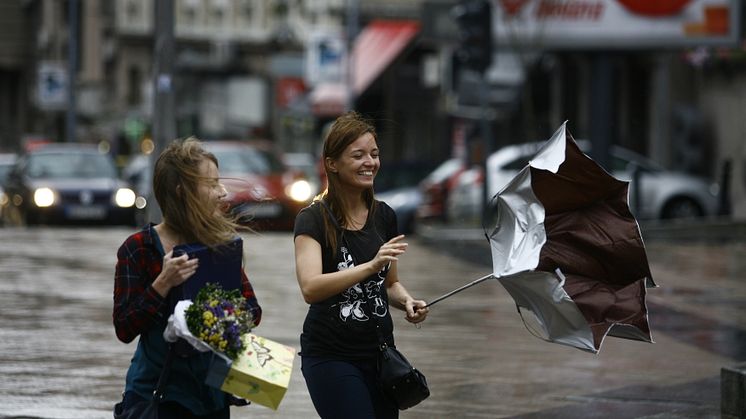  Wind in their sails? At the time of Eurofound’s latest EQLS, there was high optimism for the future in most EU candidate countries.  Photo: Nebojsa Markovic/Shutterstock
