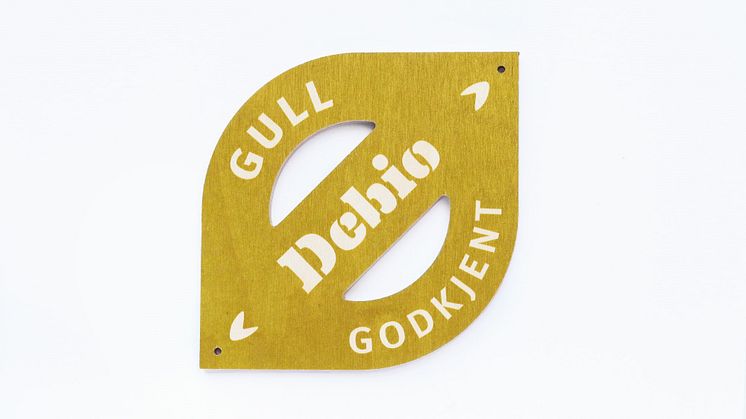 Veggskilt-gull