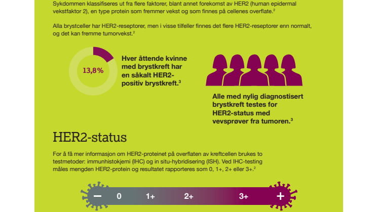 Infographics HER2-positiv brystkreft