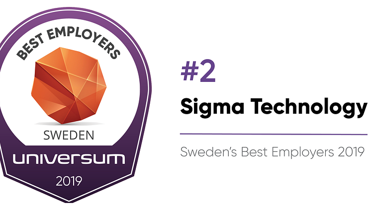 Sigma Technology - Top 2 Best Employer in Sweden