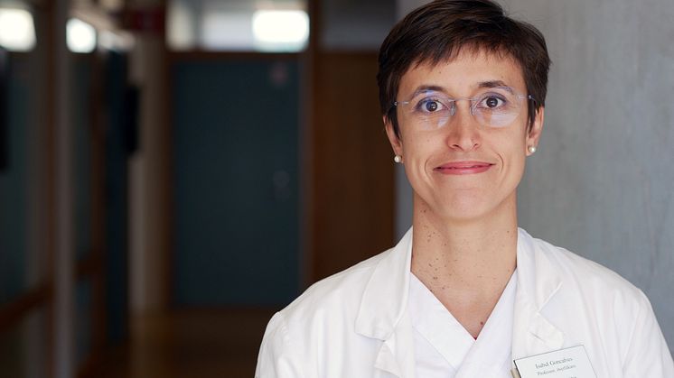 Isabel Goncalves, professor och överläkare vid Lunds universitet och Skånes universitetssjukhus.