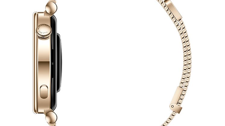 Huawei Watch GT4_41mm_Golden metal_Side