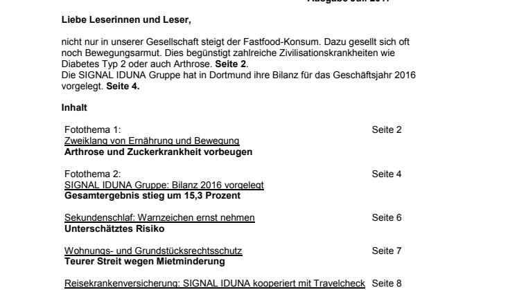 Tipps und Themen 7-2017