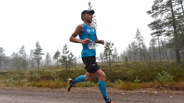 Jonas Buud i UltraVasan 2014. Loppets första historiska segrare.