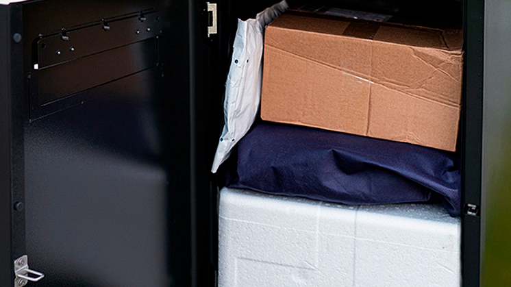 myRENZbox Homebox kan rumme både pakker og breve